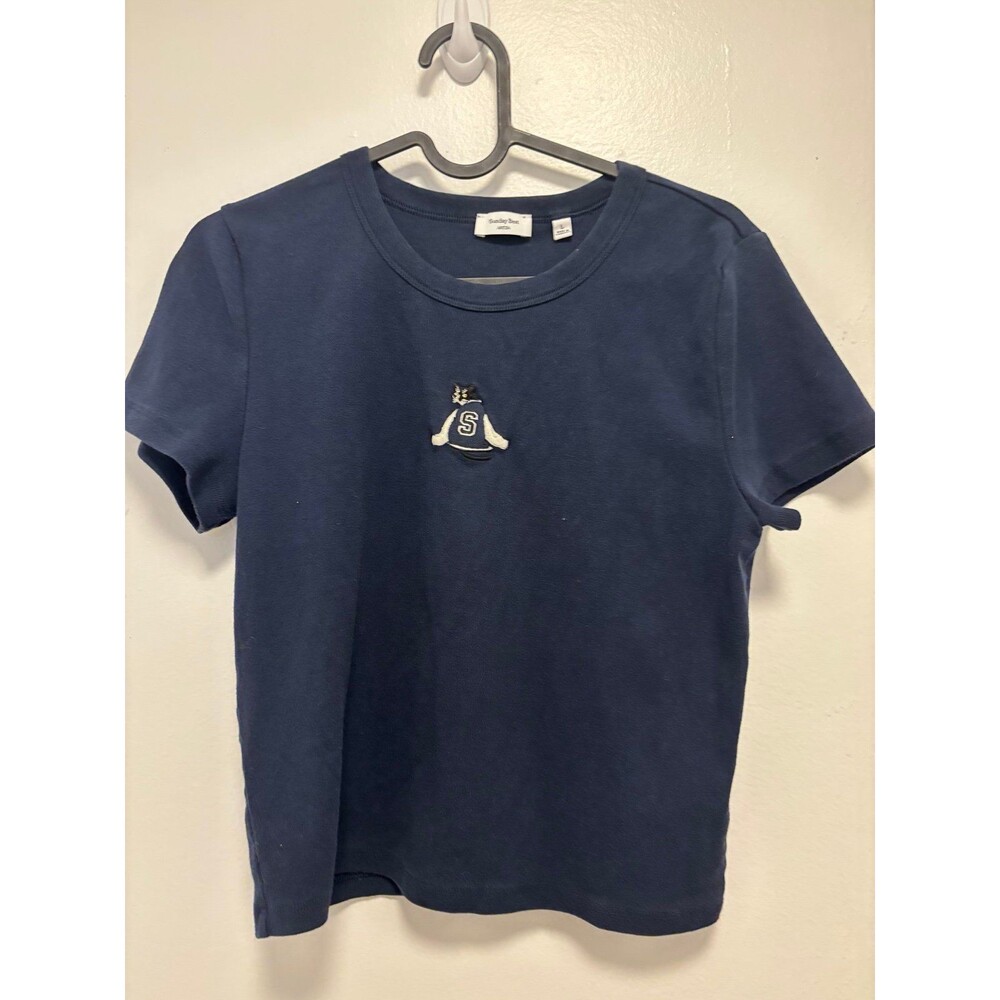 Like new Aritzia BestHug™ Little Icon T-Shirt Size L in Admiral Blue